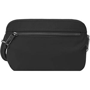 Travelon Women's Anti-Theft Tailored Convertible Crossbody Clutch Cross Body Bag, Onyx, One Size Travelon Women's Anti-Theft Tailored Convertible Crossbody Clutch Cross Body Bag, Onyx, One Size