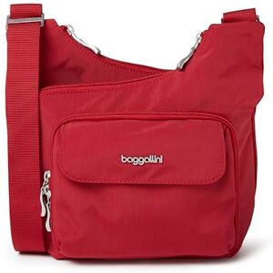 Baggallini Women's Criss Cross 10x11 Crossbody Lightweight Water-Resistant Nylon Travel Bag W/RFID & Quick Access Pockets Handbags, Apple, One Size Baggallini Women's Criss Cross 10x11 Crossbody Lightweight Water-Resistant Nylon Travel Bag W/RFID & Quick Access Pockets Handbags, Apple, One Size