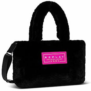 REPLAY Women's FW3494.000.A0208B Handbag, Black 098, Onesize REPLAY Women's FW3494.000.A0208B Handbag, Black 098, Onesize