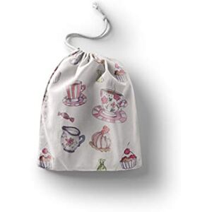 Bonamaison Printed Cotton Produce Bag with Drawstring, Reusable Grocery Bag, Biodegradable Eco-Friendly Bags, Travel Pouch, Sachet Bags, Shopping Bag, Eco Friendly, Foldable, Size: 30x40 Cm Bonamaison Printed Cotton Produce Bag with Drawstring, Reusable Grocery Bag, Biodegradable Eco-Friendly Bags, Travel Pouch, Sachet Bags, Shopping Bag, Eco Friendly, Foldable, Size: 30x40 Cm
