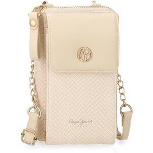 Pepe Jeans Sprig Messenger Bag Mobile phone case Beige 11x20x4cm Faux leather by Joumma Bags, Beige, One Size, Shoulder Bag Mobile Phone Case Pepe Jeans Sprig Messenger Bag Mobile phone case Beige 11x20x4cm Faux leather by Joumma Bags, Beige, One Size, Shoulder Bag Mobile Phone Case