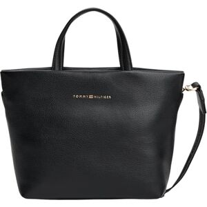 Tommy Hilfiger Women's TH LOGOTAPE MINI TOTE AW0AW17694 Tote, Black (Black), One Size Tommy Hilfiger Women's TH LOGOTAPE MINI TOTE AW0AW17694 Tote, Black (Black), One Size