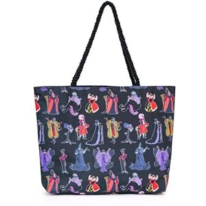 Disney Tote Bag Ursula Evil Queen Maleficent Cruella de Vil Jafar (Villains) Disney Tote Bag Ursula Evil Queen Maleficent Cruella de Vil Jafar (Villains)