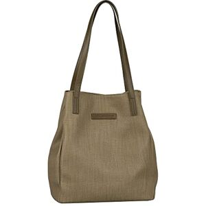 TOM TAILOR Denim Women's Arona Summer Shopper Without Zip, Khaki, L TOM TAILOR Denim Women's Arona Summer Shopper Without Zip, Khaki, L