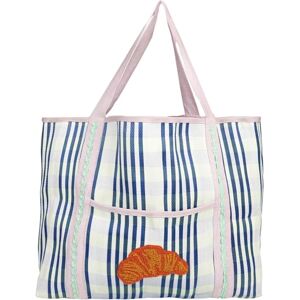 Talking Tables Large Tote Bag with Croissant Design Reusable Strong Womens Handbag for Grocery Shopping Gym Travel Beach Work School Eco-Friendly 100% Recycled Plastic 46.5 cm x 39 cm Talking Tables Large Tote Bag with Croissant Design Reusable Strong Womens Handbag for Grocery Shopping Gym Travel Beach Work School Eco-Friendly 100% Recycled Plastic 46.5 cm x 39 cm