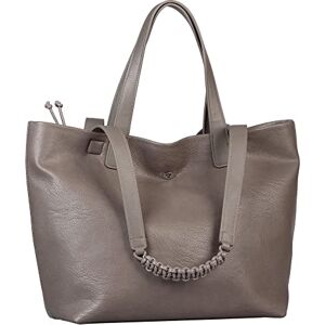 TOM TAILOR Women's Lani Shopper, Dark Taupe, M TOM TAILOR Women's Lani Shopper, Dark Taupe, M