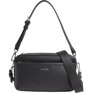 Calvin Klein Women’s Must Double Straps Camera Bag with Logo Print, Black (Black), One Size Calvin Klein Women’s Must Double Straps Camera Bag with Logo Print, Black (Black), One Size