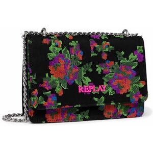 REPLAY Women's Shoulder Bag Small, Multicolored (Black + Red + Wisteria + Green 1626), One Size REPLAY Women's Shoulder Bag Small, Multicolored (Black + Red + Wisteria + Green 1626), One Size