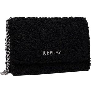 Replay Women's Fw3000 Shoulder Bag, 0098 Black, UNIC Replay Women's Fw3000 Shoulder Bag, 0098 Black, UNIC