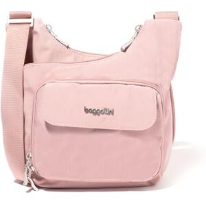 Baggallini Women's Criss Cross 10x11 Crossbody Lightweight Water-Resistant Nylon Travel Bag W/RFID & Quick Access Pockets, Woodrose, One Size Baggallini Women's Criss Cross 10x11 Crossbody Lightweight Water-Resistant Nylon Travel Bag W/RFID & Quick Access Pockets, Woodrose, One Size
