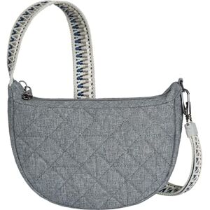 Travelon Unisex's Anti-Theft Boho Crescent Crossbody, Gray Heather, One Size Travelon Unisex's Anti-Theft Boho Crescent Crossbody, Gray Heather, One Size