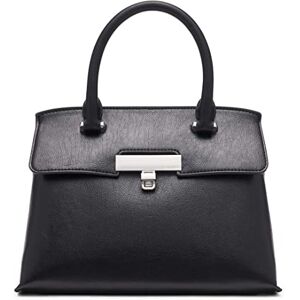 Calvin Klein Women's Becky Top Handle Mini Bag Crossbody, Black/Silver, One Size Calvin Klein Women's Becky Top Handle Mini Bag Crossbody, Black/Silver, One Size