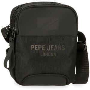 Pepe Jeans Men's Bromley Luggage Messenger Bag, black, standard size, Small shoulder bag Pepe Jeans Men's Bromley Luggage Messenger Bag, black, standard size, Small shoulder bag
