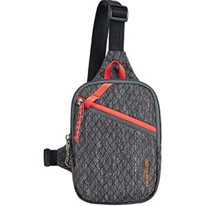 Travelon Unisex-Adult Anti-Theft Greenlander Compact Sling Bag, Diamond Ash, 5" W x 7.25" H x 1.75" D Travelon Unisex-Adult Anti-Theft Greenlander Compact Sling Bag, Diamond Ash, 5" W x 7.25" H x 1.75" D
