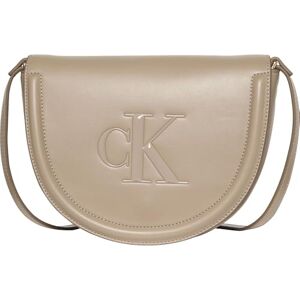 Calvin Klein Women's BOLD CK SADDLE CROSSBODY LV04F3221G Crossover, Brown (Desert Taupe), One Size Calvin Klein Women's BOLD CK SADDLE CROSSBODY LV04F3221G Crossover, Brown (Desert Taupe), One Size