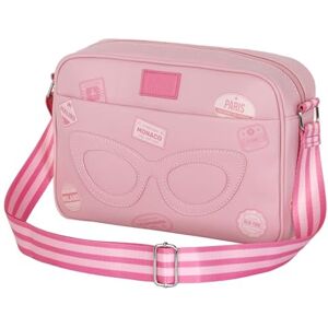 KARACTERMANIA Barbie Travel-Fashion Shoulder Bag, Pink, 34 x 23 cm KARACTERMANIA Barbie Travel-Fashion Shoulder Bag, Pink, 34 x 23 cm