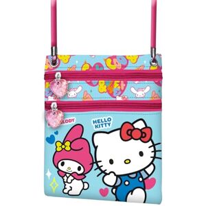 KARACTERMANIA Unisex Kid's Action Vertical Shoulder Bag, Blue Hello Kitty, One Size KARACTERMANIA Unisex Kid's Action Vertical Shoulder Bag, Blue Hello Kitty, One Size