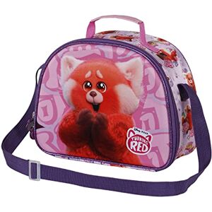 Disney Turning Red Yaay-3D Lunch Bag, Pink, 25.5 x 20 cm Disney Turning Red Yaay-3D Lunch Bag, Pink, 25.5 x 20 cm