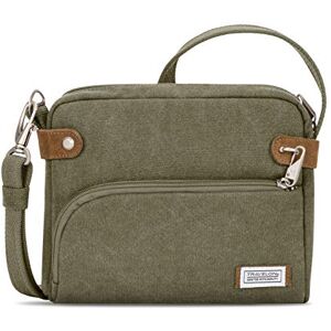 Travelon Unisex-Adult Anti-Theft Heritage Small Crossbody Bag Cross Body, Sage, 9.75 x 7.75 x 2.5 Travelon Unisex-Adult Anti-Theft Heritage Small Crossbody Bag Cross Body, Sage, 9.75 x 7.75 x 2.5