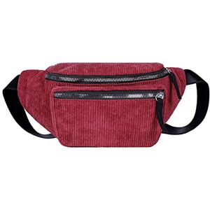 ZXSXDSAX Bum bag Corduroy Waist Bag Designer Zipper Chest Bag Sport Travel Waist Belt Bags Fashion Phone Waist Pack for Women(Color:Red) ZXSXDSAX Bum bag Corduroy Waist Bag Designer Zipper Chest Bag Sport Travel Waist Belt Bags Fashion Phone Waist Pack for Women(Color:Red)