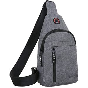 ZXSXDSAX Bum bag Men Women Nylon Waist Packs Sling Bags Crossbody Outdoor Sport Shoulder Chest Daily Picnic Canvas Messenger Pack Bag(Color:Grau) ZXSXDSAX Bum bag Men Women Nylon Waist Packs Sling Bags Crossbody Outdoor Sport Shoulder Chest Daily Picnic Canvas Messenger Pack Bag(Color:Grau)