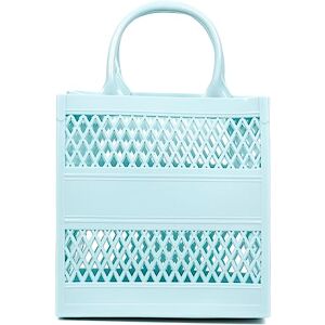 FIRENZE ARTEGIANI Libelula Bag Shopper Basket Rigid Silicone 19 x 10 x 20 cm Colour: Light Blue, light blue, Utility FIRENZE ARTEGIANI Libelula Bag Shopper Basket Rigid Silicone 19 x 10 x 20 cm Colour: Light Blue, light blue, Utility