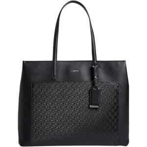 Calvin Klein Women’s Must Medium Logo Print Shopper, Black (Black), One Size Calvin Klein Women’s Must Medium Logo Print Shopper, Black (Black), One Size