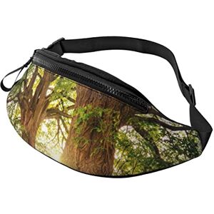 Rvenu11300 Thick Tree Printed Casual Sports Cross Body Waist Bag With Waist Belt Adjustable Multi-Functional Cross Body Shoulder Bag, Black, One Size Rvenu11300 Thick Tree Printed Casual Sports Cross Body Waist Bag With Waist Belt Adjustable Multi-Functional Cross Body Shoulder Bag, Black, One Size