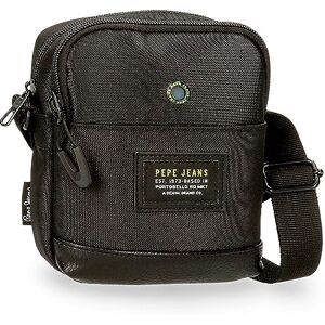 Pepe Jeans Leighton Luggage- Men's Messenger Bag, Black/White, One Size, Small Crossbody Bag Pepe Jeans Leighton Luggage- Men's Messenger Bag, Black/White, One Size, Small Crossbody Bag
