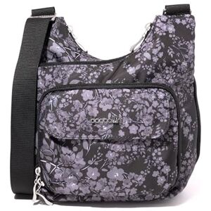 Baggallini Unisex-Adult Criss Cross 10x11 Crossbody Women Lightweight Water-Resistant Nylon Travel Bag W/RFID & Quick Access Pockets, Black Hydrangea, One Size Baggallini Unisex-Adult Criss Cross 10x11 Crossbody Women Lightweight Water-Resistant Nylon Travel Bag W/RFID & Quick Access Pockets, Black Hydrangea, One Size