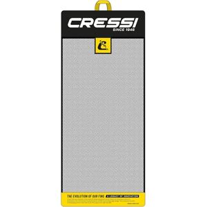 Cressi since 1946 FIns Net Mesh Bag Spacious and Durable Mesh Bag Black/Yellow, Designed for the Convenient Transport of Fins after Dive or Snorkelling Session S_30x70 cm Cressi since 1946 FIns Net Mesh Bag Spacious and Durable Mesh Bag Black/Yellow, Designed for the Convenient Transport of Fins after Dive or Snorkelling Session S_30x70 cm