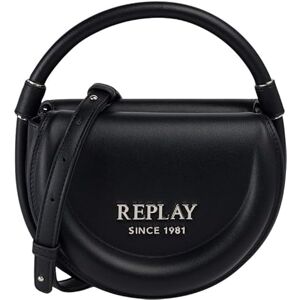 Replay Women Fw3003 Handbag, 0098 Black, Einheitsgröße Replay Women Fw3003 Handbag, 0098 Black, Einheitsgröße