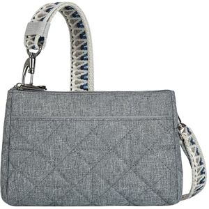 Travelon Unisex-Adult Boho Anti-Theft Clutch Crossbody, Gray Heather, One Size Travelon Unisex-Adult Boho Anti-Theft Clutch Crossbody, Gray Heather, One Size
