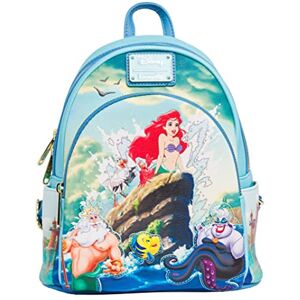 Loungefly Women's Arielscenebag Shoulder Bag, Blue, M Loungefly Women's Arielscenebag Shoulder Bag, Blue, M