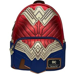 Loungefly Wonder Woman DC Comics Cosplay Womens Double Strap Shoulder Bag Purse, Red, M Loungefly Wonder Woman DC Comics Cosplay Womens Double Strap Shoulder Bag Purse, Red, M