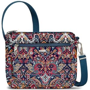 Travelon Unisex-Adult Anti-Theft Classic Small East/West Crossbody, Summer, 10.25" W x 8" H x 2.5" D Travelon Unisex-Adult Anti-Theft Classic Small East/West Crossbody, Summer, 10.25" W x 8" H x 2.5" D
