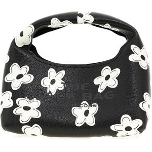 MARC JACOBS Women's The MINI Sack Bag, Black/White, 1x1x1 MARC JACOBS Women's The MINI Sack Bag, Black/White, 1x1x1