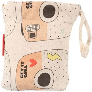 Bonamaison Printed Cotton Produce Bag with Drawstring, Reusable Grocery Bag, Biodegradable Eco-Friendly Bags, Travel Pouch, Sachet Bags, Shopping Bag, Eco Friendly, Foldable, Size: 12x15 Cm Bonamaison Printed Cotton Produce Bag with Drawstring, Reusable Grocery Bag, Biodegradable Eco-Friendly Bags, Travel Pouch, Sachet Bags, Shopping Bag, Eco Friendly, Foldable, Size: 12x15 Cm