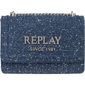 Replay Women Fw3000 Shoulder Bag, 0797 Blu Denim, Einheitsgröße Replay Women Fw3000 Shoulder Bag, 0797 Blu Denim, Einheitsgröße
