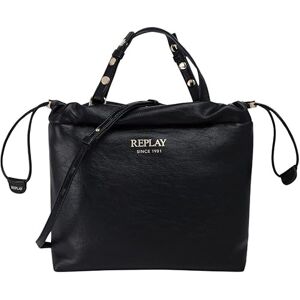 Replay Women Fw3801 Shoulder Bag, 0098 Black, Einheitsgröße Replay Women Fw3801 Shoulder Bag, 0098 Black, Einheitsgröße