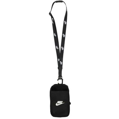 Nike Club Phone Crossbody Smartphone Bag Shoulder Bag Cell Phone Bag Crossbody Bag Everyday Travel Accessory, Black/Black/White, One Size Nike Club Phone Crossbody Smartphone Bag Shoulder Bag Cell Phone Bag Crossbody Bag Everyday Travel Accessory, Black/Black/White, One Size