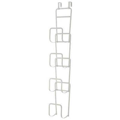 YAMAZAKI 6508 Joint Joint Bag Holder (L), White, Steel, Minimalist, 19 x 18 x 113~137 cm YAMAZAKI 6508 Joint Joint Bag Holder (L), White, Steel, Minimalist, 19 x 18 x 113~137 cm