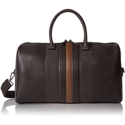 Ted Baker london evyday-Striped pu Holdall, BRN-Choc Ted Baker london evyday-Striped pu Holdall, BRN-Choc