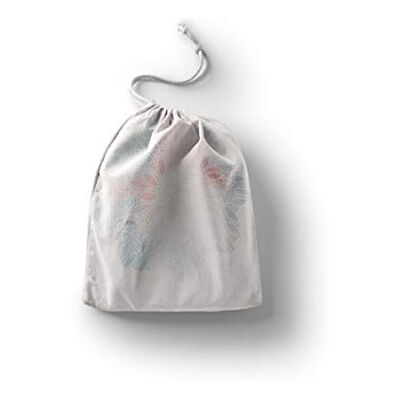 Bonamaison Printed Cotton Produce Bag with Drawstring, Reusable Grocery Bag, Biodegradable Eco-Friendly Bags, Travel Pouch, Sachet Bags, Shopping Bag, Eco Friendly, Foldable, Size: 20x30 Cm Bonamaison Printed Cotton Produce Bag with Drawstring, Reusable Grocery Bag, Biodegradable Eco-Friendly Bags, Travel Pouch, Sachet Bags, Shopping Bag, Eco Friendly, Foldable, Size: 20x30 Cm