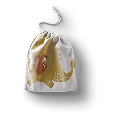 Bonamaison Printed Cotton Produce Bag with Drawstring, Reusable Grocery Bag, Biodegradable Eco-Friendly Bags, Travel Pouch, Sachet Bags, Shopping Bag, Eco Friendly, Foldable, Size: 20x30 Cm Bonamaison Printed Cotton Produce Bag with Drawstring, Reusable Grocery Bag, Biodegradable Eco-Friendly Bags, Travel Pouch, Sachet Bags, Shopping Bag, Eco Friendly, Foldable, Size: 20x30 Cm