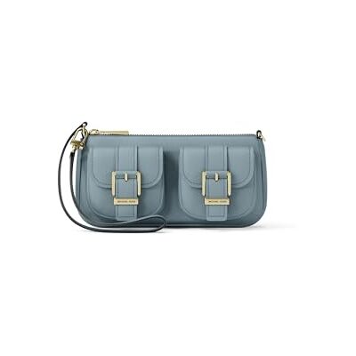 Michael Kors ZOE Small Hammered Leather Clutch Michael Kors ZOE Small Hammered Leather Clutch