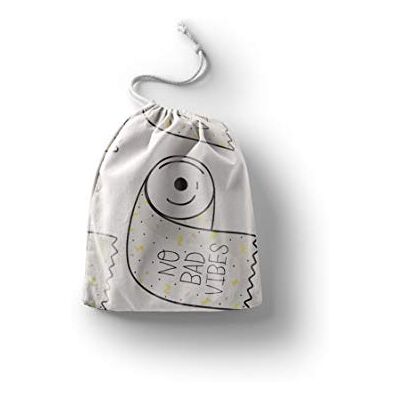 Bonamaison Printed Cotton Produce Bag with Drawstring, Reusable Grocery Bag, Biodegradable Eco-Friendly Bags, Travel Pouch, Sachet Bags, Shopping Bag, Eco Friendly, Foldable, Size: 20x30 Cm Bonamaison Printed Cotton Produce Bag with Drawstring, Reusable Grocery Bag, Biodegradable Eco-Friendly Bags, Travel Pouch, Sachet Bags, Shopping Bag, Eco Friendly, Foldable, Size: 20x30 Cm