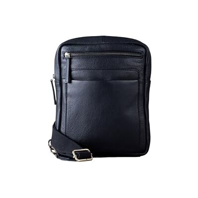 Lakeland Leather Explorer Real Leather Messenger Bag for Men Travel Work Business Bag for iPad and Tablet (Black) Lakeland Leather Explorer Real Leather Messenger Bag for Men Travel Work Business Bag for iPad and Tablet (Black)