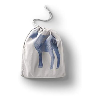 Bonamaison Printed Cotton Produce Bag with Drawstring, Reusable Grocery Bag, Biodegradable Eco-Friendly Bags, Travel Pouch, Sachet Bags, Shopping Bag, Eco Friendly, Foldable, Size: 12x15 Cm Bonamaison Printed Cotton Produce Bag with Drawstring, Reusable Grocery Bag, Biodegradable Eco-Friendly Bags, Travel Pouch, Sachet Bags, Shopping Bag, Eco Friendly, Foldable, Size: 12x15 Cm