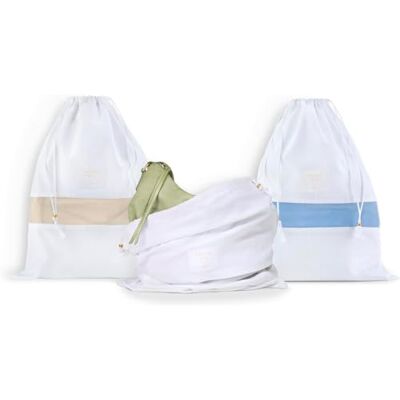 Hayden Hill Luxury Organic Cotton Dust Bags for Handbags Medium 3 Pack Hayden Hill Luxury Organic Cotton Dust Bags for Handbags Medium 3 Pack